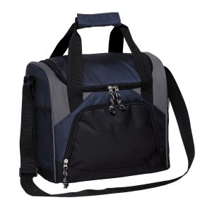 The Catalogue Bistro Cooler is a ripstop polyester cooler with multiple pockets. Adjustable shoulder strap. Available in 4 colours.
