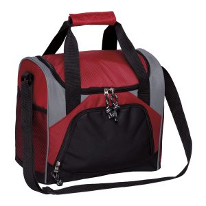 The Catalogue Bistro Cooler is a ripstop polyester cooler with multiple pockets. Adjustable shoulder strap. Available in 4 colours.