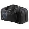 The Catalogue Kamakazzi Sports Bag is a polyester sports bag. Multiple compartments. Padded shoulder strap. Velcro carry handle.