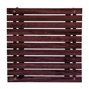 The Catalogue Roll Table is a dark mahogany, hardwood table. Foldable and easy to stow away in the included carry bag.