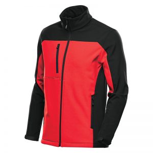 The Stormtech Mens Cascades Softshell is a heavy weight, water resistant jacket. Zippered hand warmers and pockets. Available in 5 colours.
