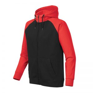 The Stormtech Men's Omega Zip Hoody is a cotton/poly blend hoody with kanga pocket. Hood with drawstring. 5 colours. Sizes S - 5XL.