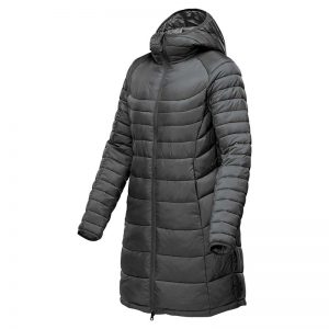 The Stormtech Women's Labrador Parka is a warm, lightweight parka jacket. Available in 3 colours. Sizes XS - 2XL.