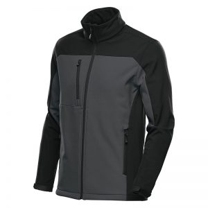The Stormtech Mens Cascades Softshell is a heavy weight, water resistant jacket. Zippered hand warmers and pockets. Available in 5 colours.