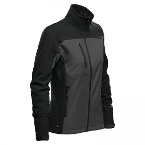 The Stormtech Womens Cascades Softshell is a heavy weight, water resistant jacket. Zippered hand warmers and pockets. Available in 5 colours.