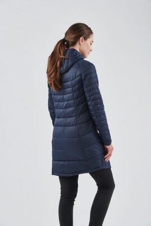 The Stormtech Women's Labrador Parka is a warm, lightweight parka jacket. Available in 3 colours. Sizes XS - 2XL.