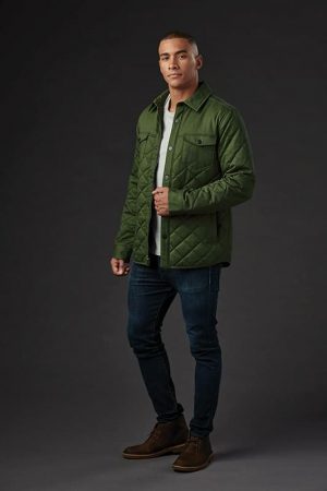 The Stormtech Men's Bushwick Quilted Jacket is a quilted polyfill jacket with a snap enclosure. Multiple pockets. Available in 3 colours.