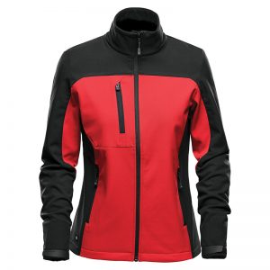 The Stormtech Mens Cascades Softshell is a heavy weight, water resistant jacket. Zippered hand warmers and pockets. Available in 5 colours.