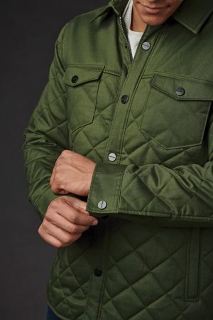 The Stormtech Men's Bushwick Quilted Jacket is a quilted polyfill jacket with a snap enclosure. Multiple pockets. Available in 3 colours.