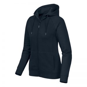 The Stormtech Women's Omega Zip Hoody is a cotton/poly blend hoody with kanga pocket. Hood with drawstring. 5 colours. Sizes XS - 3XL.