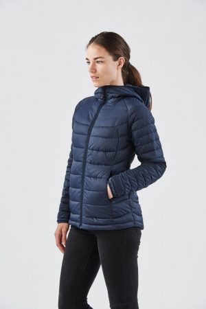 The Stormtech Women's Stavanger Thermal Jacket is an ultra lightweight thermal shell jacket. 6 colours. Sizes S - 5XL.