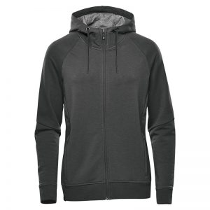 The Stormtech Women's Dockyard Performance F/Z Hoody is a cotton/poly blend zip hoody with pockets. Available in 2 colours. Sizes XS - 3XL.