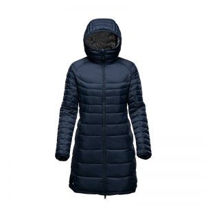 The Stormtech Women's Labrador Parka is a warm, lightweight parka jacket. Available in 3 colours. Sizes XS - 2XL.