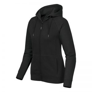 The Stormtech Women's Omega Zip Hoody is a cotton/poly blend hoody with kanga pocket. Hood with drawstring. 5 colours. Sizes XS - 3XL.