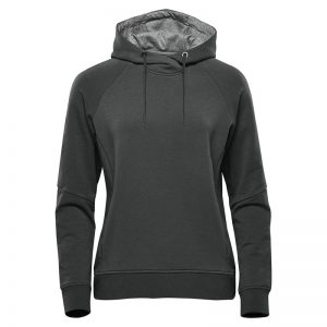 The Stormtech Women's Dockyard Performance Hoody is a cotton rich hoody with Polygiene Stays Fresh® Technology. 2 colours. Sizes XS - 2XL.