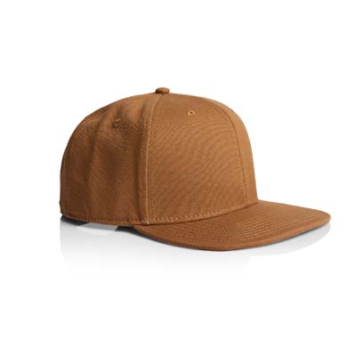 The AS Colour Stock Canvas Cap is a high profile, snapback cap. Structured front. 4 colours. 100% cotton canvas. Perfect for adding embroidery.
