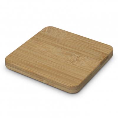 The TRENDS Bamboo Bottle Opener Coaster is a natural bamboo coaster with built in bottle opener. Print or engraved logo available.