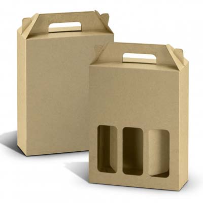 The TRENDS Wine Carry Pack Triple is a smart presentation box designed to carry 3 bottles. Printed packaging available with your logo.