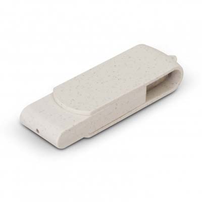 The TRENDS Choice 8GB Flash Drive is a stylish flash drive made from wheat straw fibre and polypropylene. Branding available on the swivel.