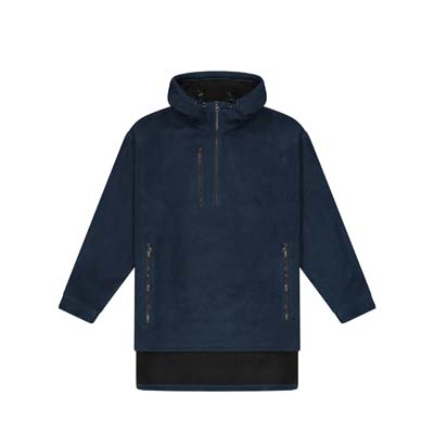 CLOKE-HWF-Hauroko-Windproof-Fleece-Navy-Hood-Down-F
