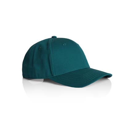 The AS Colour Icon Cap is a mid profile 6 panel cap with curved peak.  100% cotton.  11 colours.  Snapback.  Ready for your logo.