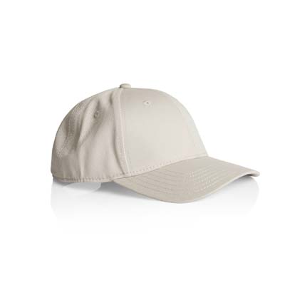 The AS Colour Icon Cap is a mid profile 6 panel cap with curved peak.  100% cotton.  11 colours.  Snapback.  Ready for your logo.
