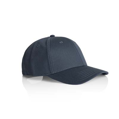 The AS Colour Icon Cap is a mid profile 6 panel cap with curved peak.  100% cotton.  11 colours.  Snapback.  Ready for your logo.