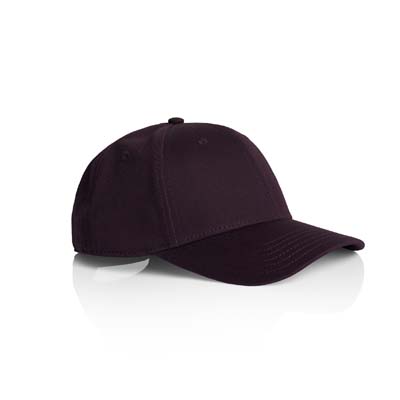 The AS Colour Icon Cap is a mid profile 6 panel cap with curved peak.  100% cotton.  11 colours.  Snapback.  Ready for your logo.