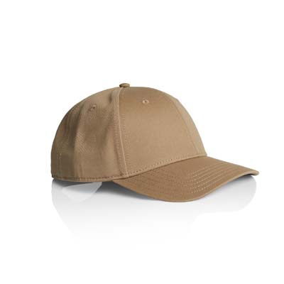 The AS Colour Icon Cap is a mid profile 6 panel cap with curved peak.  100% cotton.  11 colours.  Snapback.  Ready for your logo.