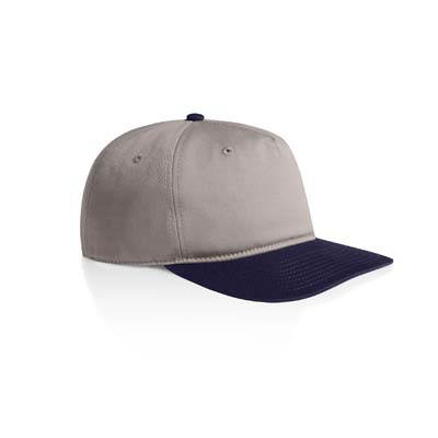 The AS Colour Class Two Tone Cap is a lightweight mid profile 5 panel cap.  11 colours.  Flat Peak.  Stylish contrast dome.  Great branded headwear.