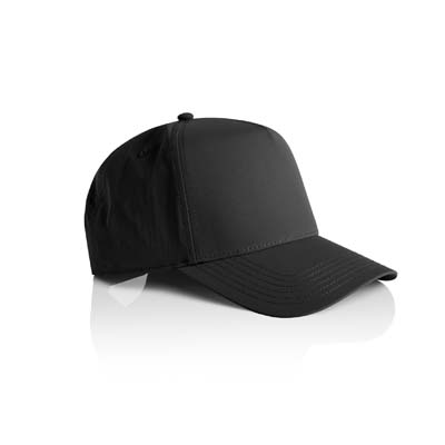The AS Colour Frame Nylon Cap is a high profile snapback cap. Recycled Nylon. 6 colours. Great high profile cap for your branding and team.