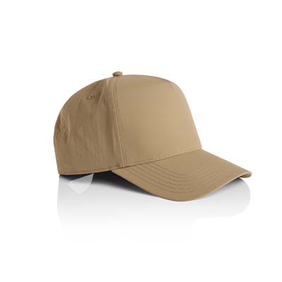 The AS Colour Frame Nylon Cap is a high profile snapback cap. Recycled Nylon. 6 colours. Great high profile cap for your branding and team.
