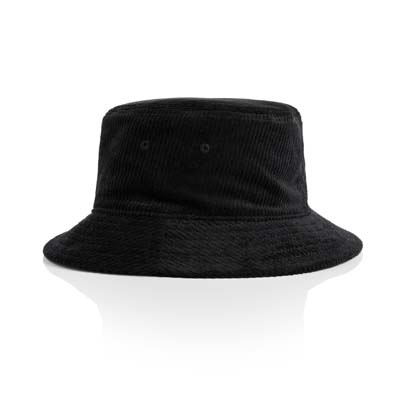 The AS Colour Cord Bucket Hat is a mid weight 100% cotton cord hat. One size. 4 colours available. Ready for your branding.