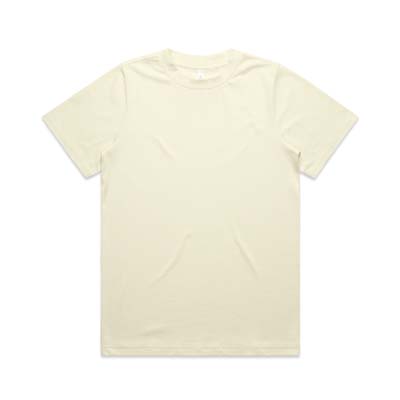 The AS Colour Womens Heavy Tee is a heavyweight 280gsm cotton tee.  Boxy oversized fit.  7 colours.  XS - XL.  Great branded heavyweight retail tees.
