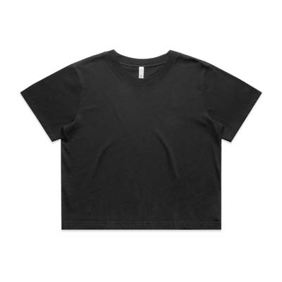 The AS Colour Womens Heavy Faded Crop Tee is a heavyweight 240gsm carded cotton tee. Crop tee. 3 colours. XS - 2XL. Great branded retail tees.