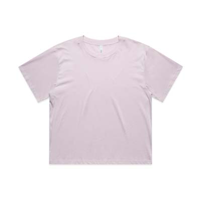 The AS Colour Martina Crop Tee is a mid weight 180gsm womens tee.  4 colours.  Cropped tee.  XS - 2XL.  Great branded retail crop tees for your label.