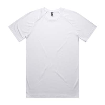The AS Colour Staple Raglan Tee is a regular fit, 180gsm 100% combed cotton. In Black or White. S - 3xl. Great option for your team with your logo.