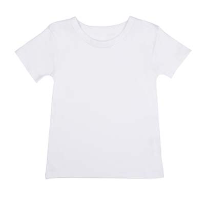 The Baby Blanks Kids Tee is ideal for printing and embroidering on. Size 0 - 5. 7 colours. Great quality, printable baby clothes. For bigger sizes click here