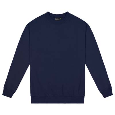 The Cloke Standard 300 Crew Neck Sweat is a unisex 300GSM poly/cotton crew neck sweat. Available in 12 colours. Sizes S - 5 XL, 7xl. Great branded apparel.