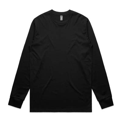 The AS Colour Staple Long Sleeve tee is a regular fit, 180gsm combed cotton long sleeve tee. 13 colours. S - 5XL available.