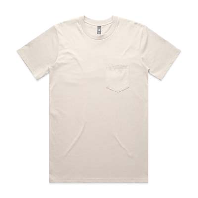 The AS Colour Classic Pocket Tee is a relaxed fit, crew neck heavyweight tee. S - 3XL. 6 colours. Great branded heavyweight tees from AS Colour clothing.