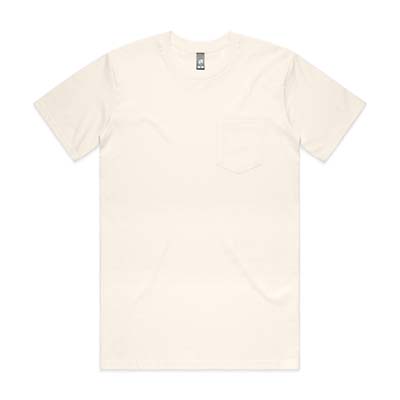 The AS Colour Classic Pocket Tee is a relaxed fit, crew neck heavyweight tee. S - 3XL. 6 colours. Great branded heavyweight tees from AS Colour clothing.