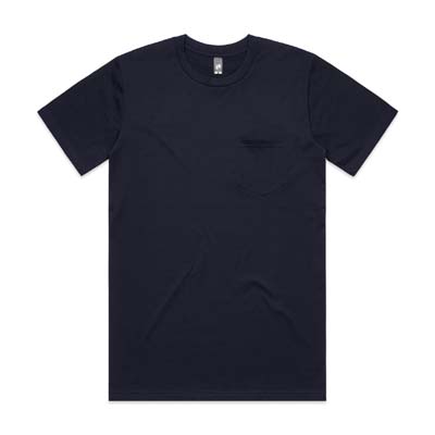 The AS Colour Classic Pocket Tee is a relaxed fit, crew neck heavyweight tee. S - 3XL. 6 colours. Great branded heavyweight tees from AS Colour clothing.