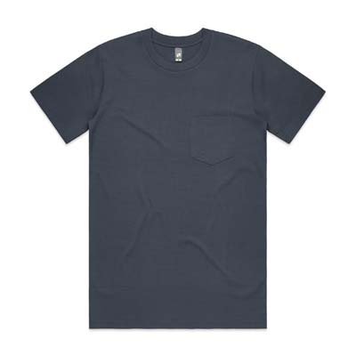 The AS Colour Classic Pocket Tee is a relaxed fit, crew neck heavyweight tee. S - 3XL. 6 colours. Great branded heavyweight tees from AS Colour clothing.