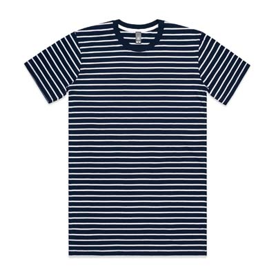 The AS Colour Staple Stripe Tee is your favourite Staple tee with stripes.  4 colours.  S - 3XL.  Great stripe tees from AS Colour clothing.