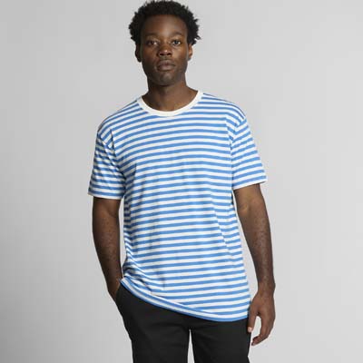 The AS Colour Staple Stripe Tee is your favourite Staple tee with stripes.  4 colours.  S - 3XL.  Great stripe tees from AS Colour clothing.
