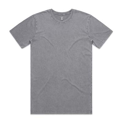 The AS Colour Stone Wash Staple Tee is a regular, crew neck, stone washed finish in your favourite staple tee.  5 colours.  S - 3XL.