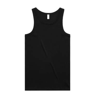 The AS Colour Organic Rib Singlet is a regular fit, heavyweight 330gsm tee. Organic Cotton. Black or White. Great branded mens singlets from AS Colour