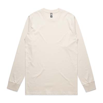 The AS Colour Classic Long Sleeve Tee is a relaxed fit, heavyweight 220gsm long sleeve cotton tee.  Cuffed sleeves.  17 colours.  Great branded long sleeve tees.
