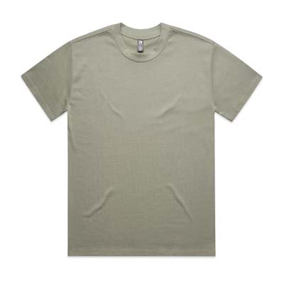 The AS Colour Heavy Tee is a heavyweight 280gsm cotton tee. Boxy, oversized fit with dropped shoulders. 16 colours. S - 3XL. Great branded heavy tees.